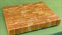 Board #939  Larch / Tamarack End Grain Cutting Board - 14 3/4 x 12 x 2 - $99.99